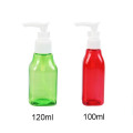 Botella cosmética del animal doméstico del color rojo para el lavado de la mano (NB03)